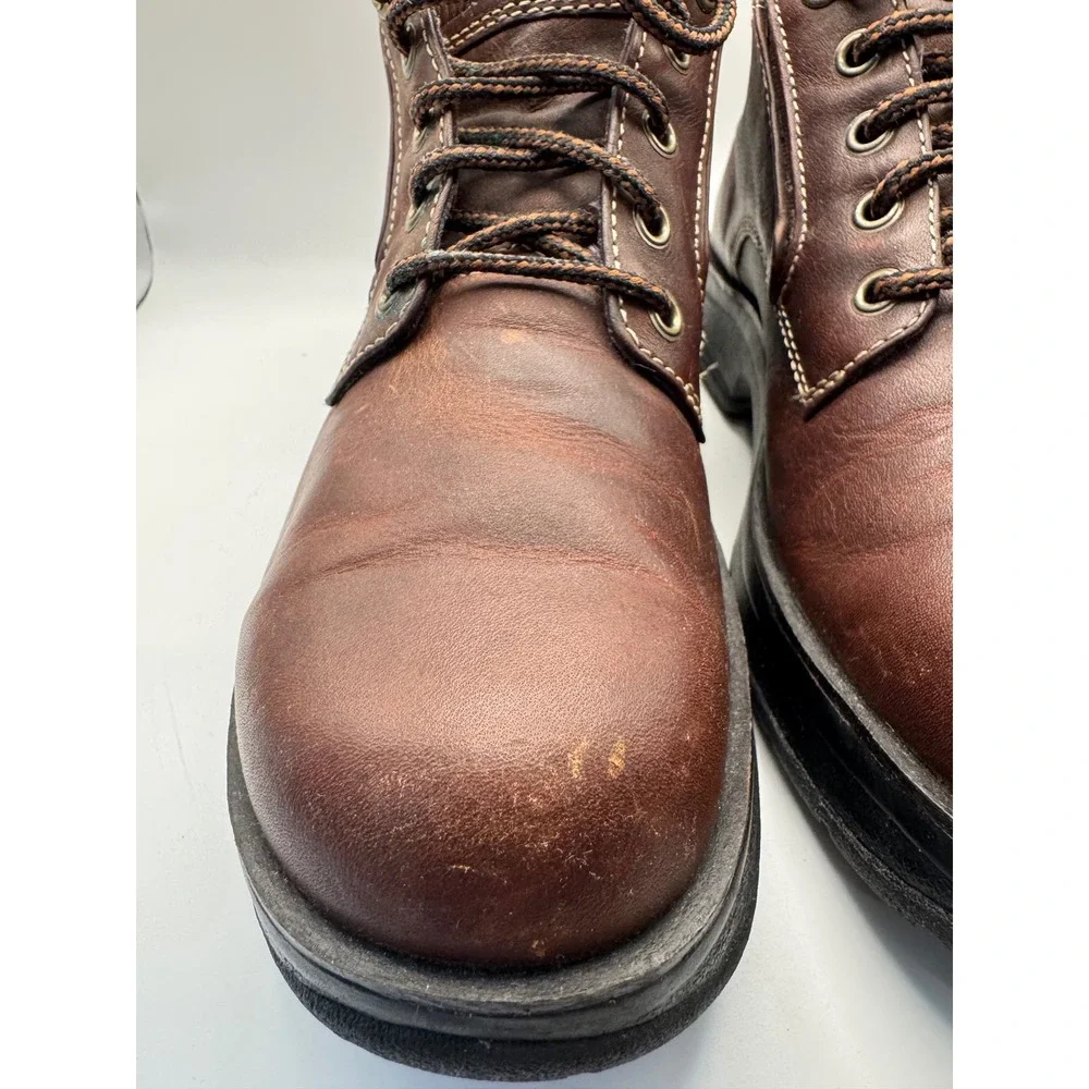 Timberland Mens‎ Brown Leather Lace Up Chukka Boots Size 8M Style 83309